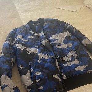 Tre Religion Camo Bomber Jacket Size L